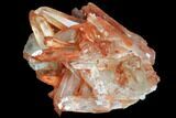Natural, Red Quartz Crystal Cluster - Morocco #88924-2